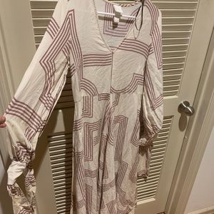 H&M midi long sleeved dress